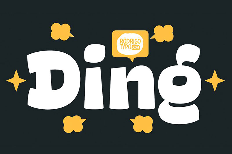 ding fat font