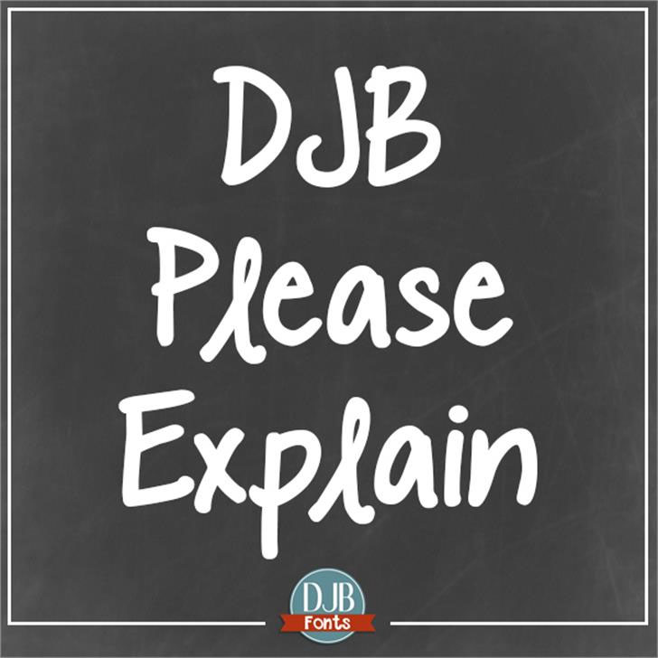 djb please explain teacher font