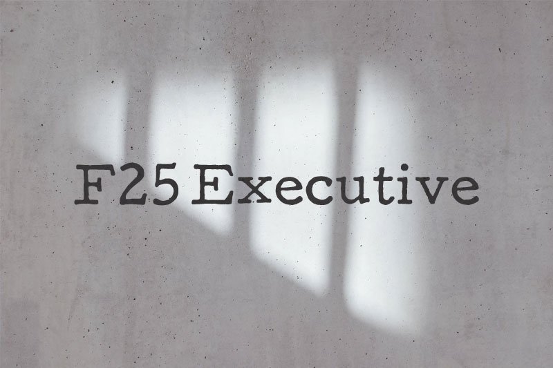 f25 executive typewriter fonts