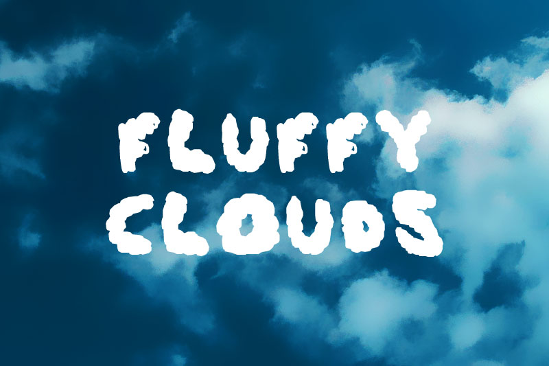 Cloud Letters Font at netadriannablog Blog