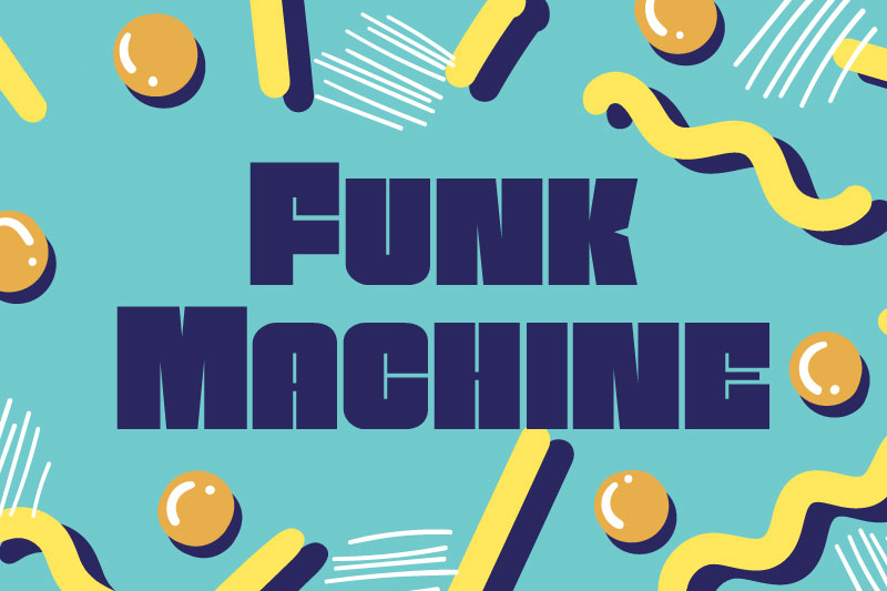 funk machine fat font