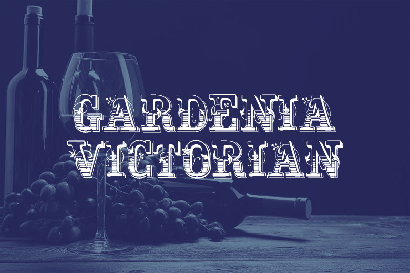 gardeniavictorian vine font