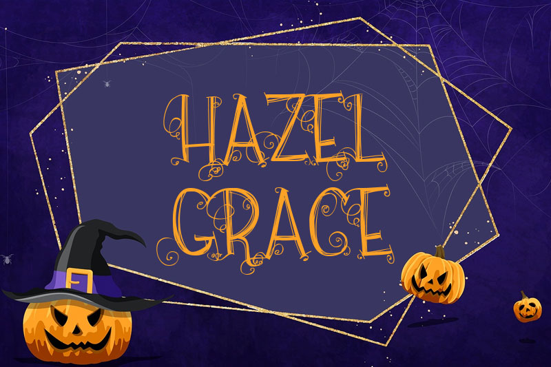 hazel grace witch font