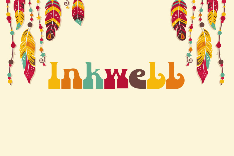 inkwell hippie font