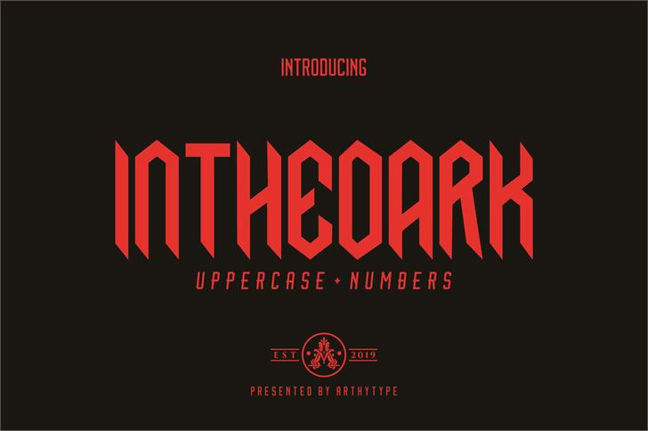 inthedark metal font