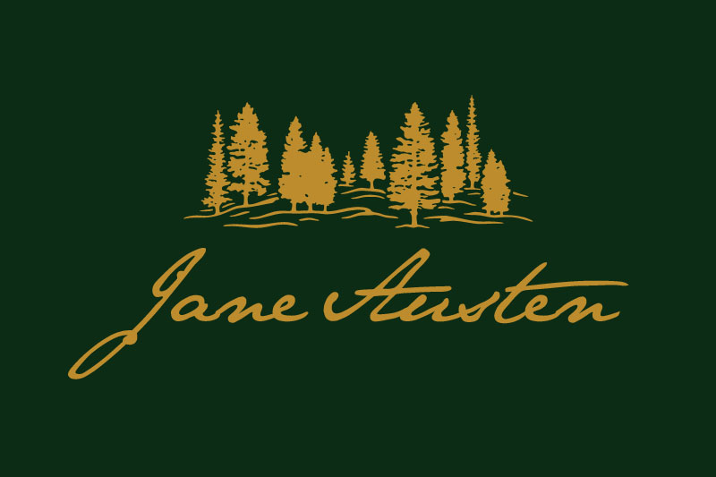 jane austen camping and hiking font