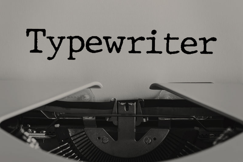 jmh typewriter fonts