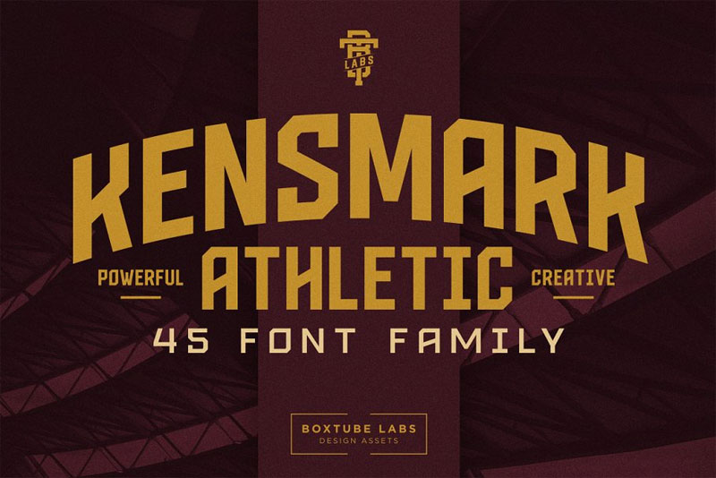 kensmark block font