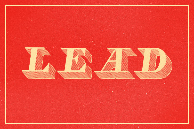 lead 50s font