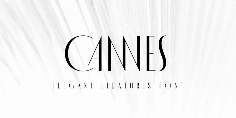 made cannes 50s font