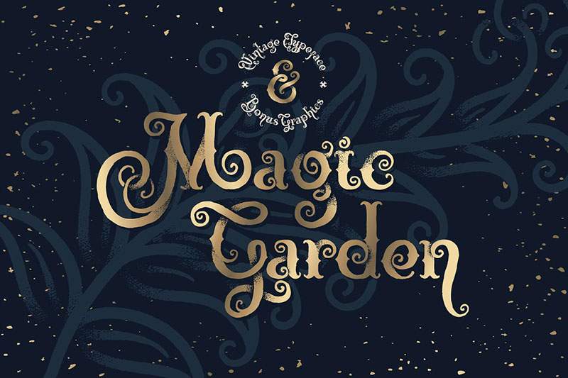 magic garden witch font