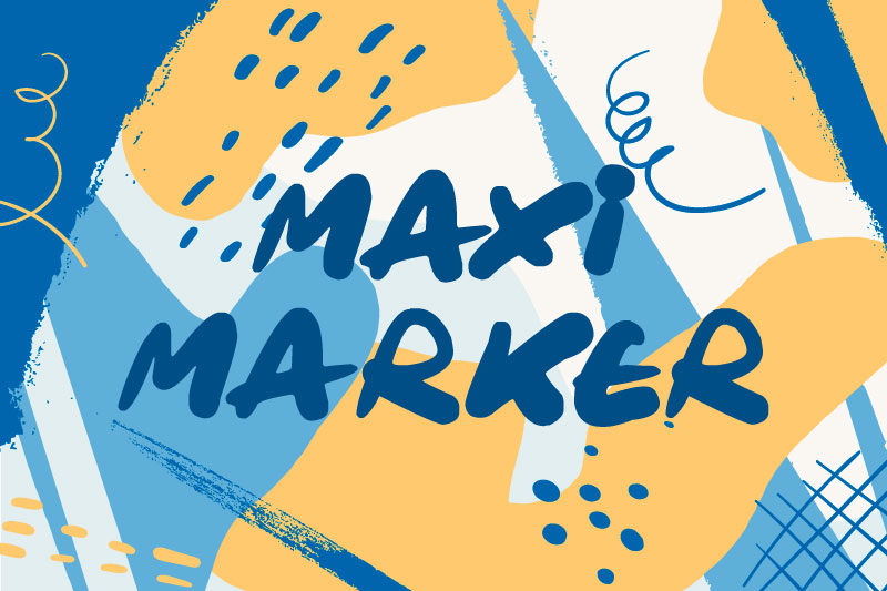 maxi marker fat font