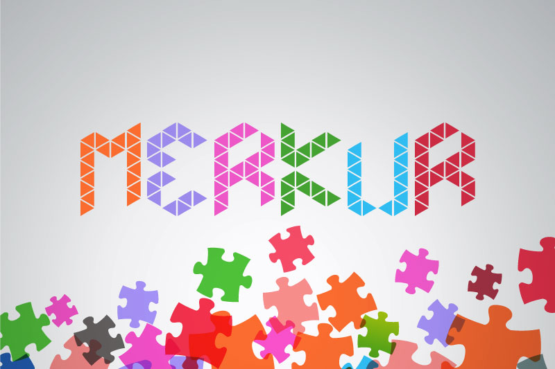 merkur puzzle font