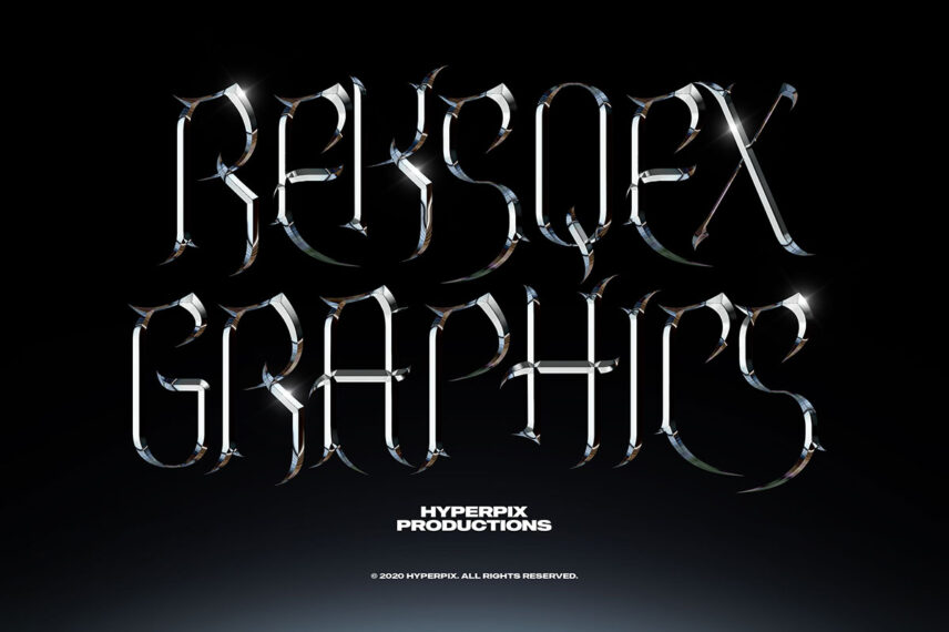 Metallic Chrome Text Effect Vol.2