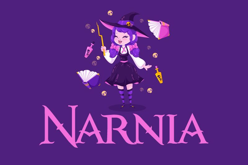 narnia bll witch font