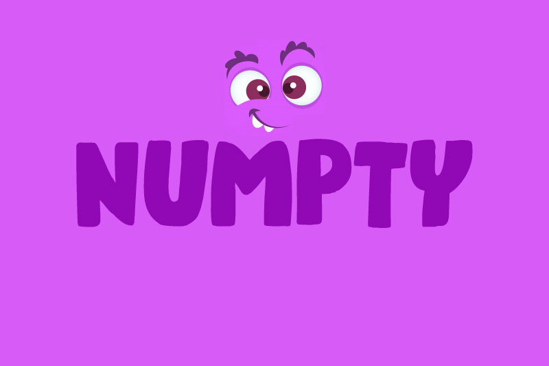 numpty fat font