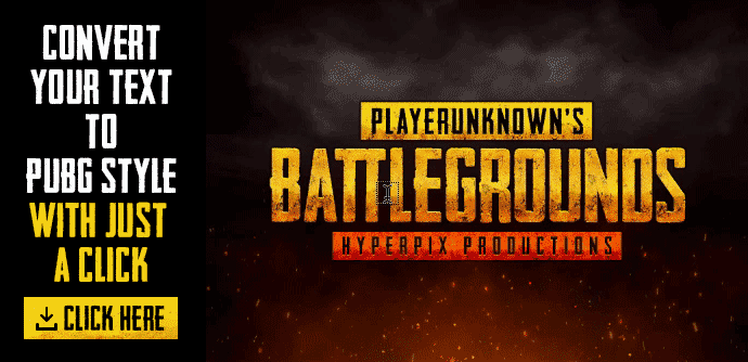 PUBG (PlayerUnknown's Battlegrounds) Font FREE Download | Hyperpix