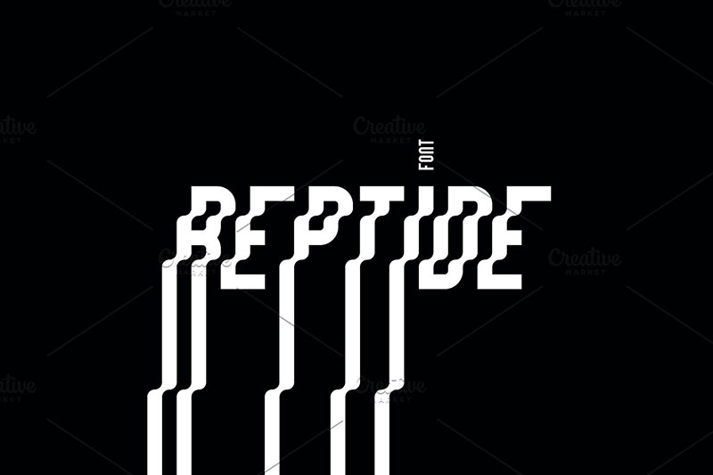 reptide family wave font