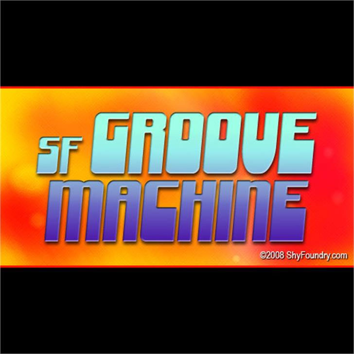 sf groove machine hippie font