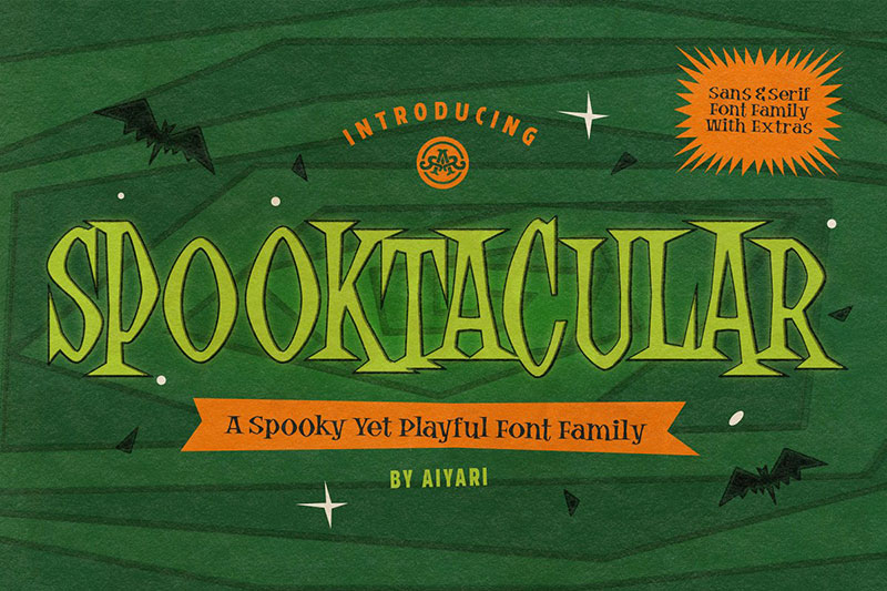 spooktacular witch font