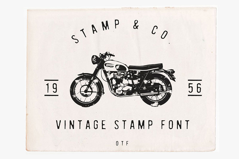 stamp co vintage stamp typewriter fonts