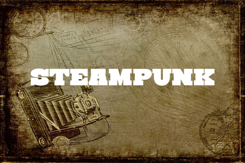 steampunk steampunk font