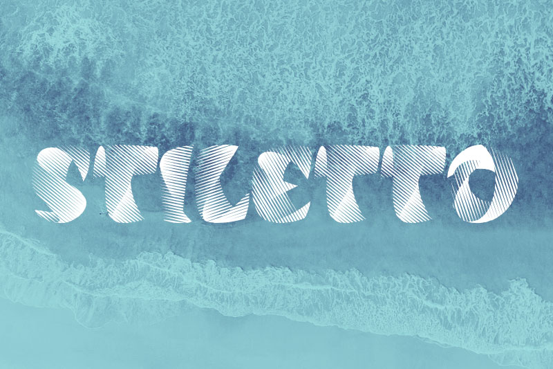 stiletto wave font