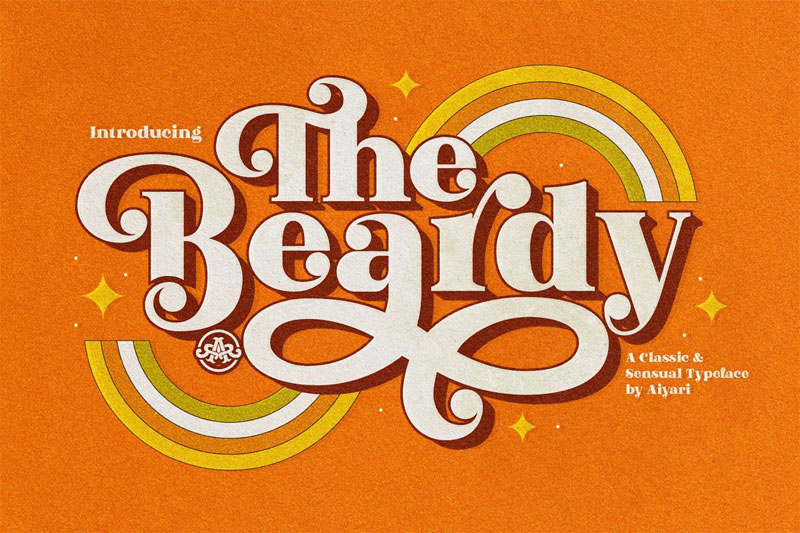 the beardy hippie font