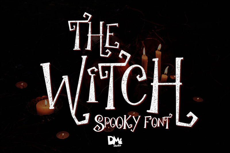 the witch spooky witch font