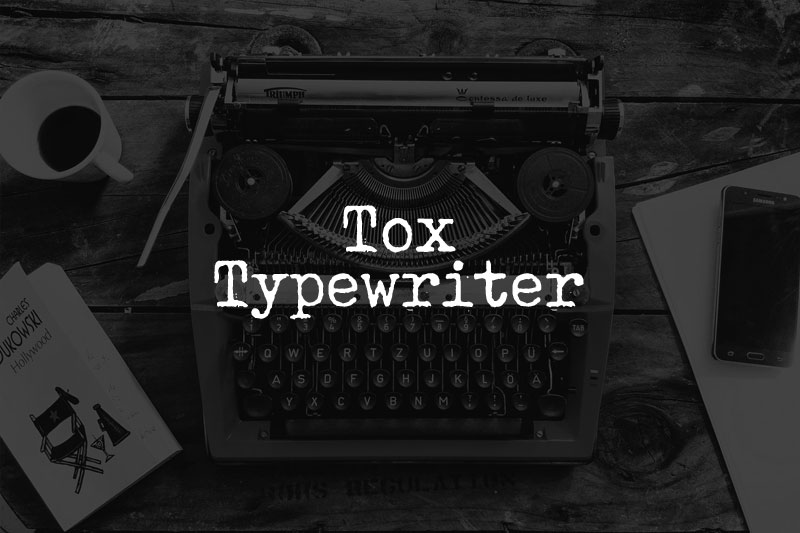 tox typewriter fonts