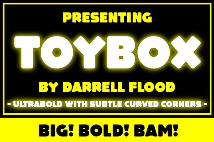 toy box fat font