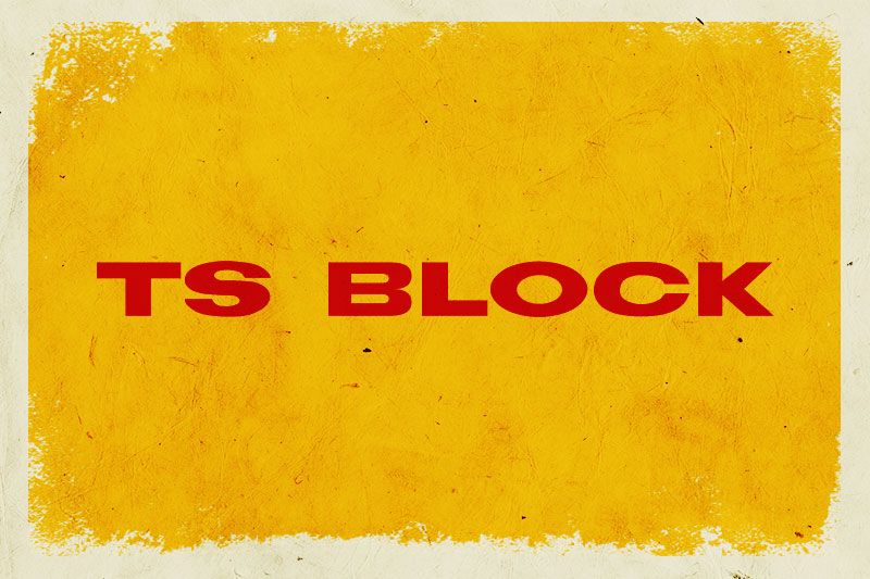 ts block block font