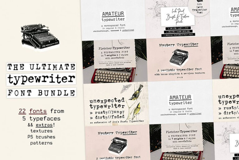 typewriter font download for photoshop