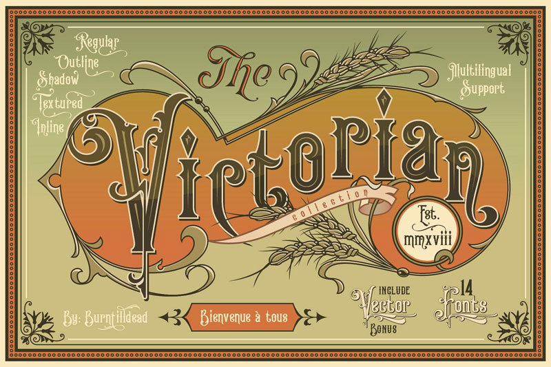 victorian steampunk font