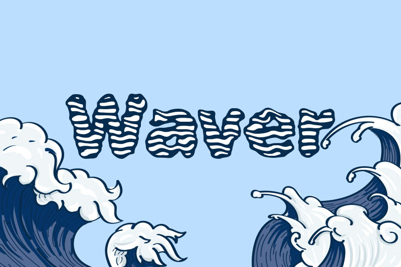 waver wave font