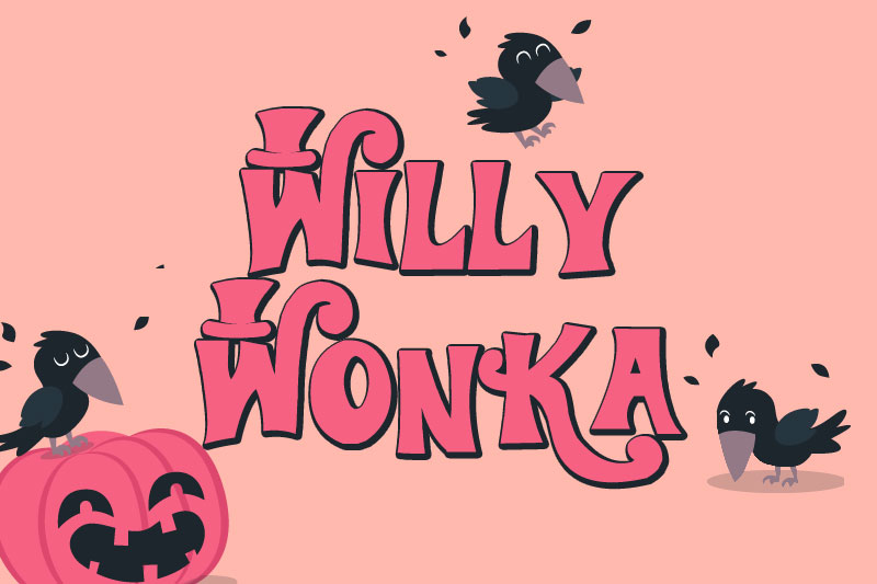 willy wonka witch font