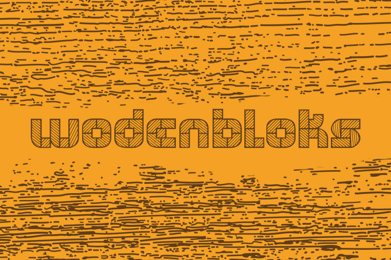 wodanbloks block font