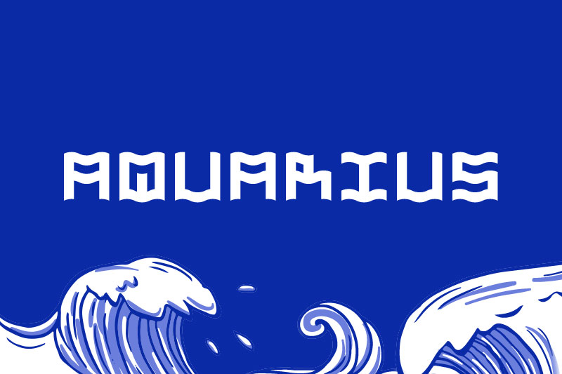 zdyk aquarius wave font