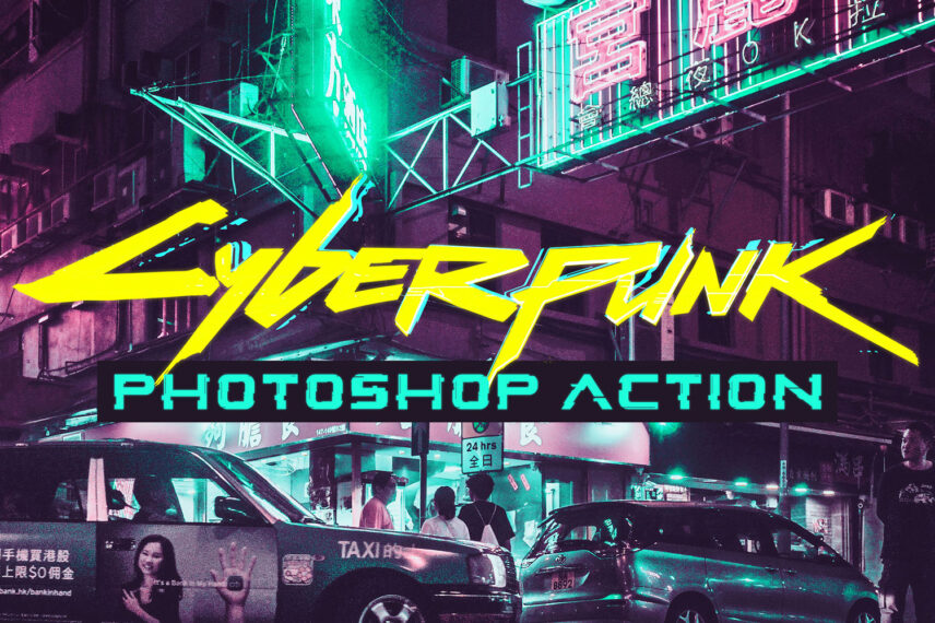 Free Cyberpunk Photoshop Action