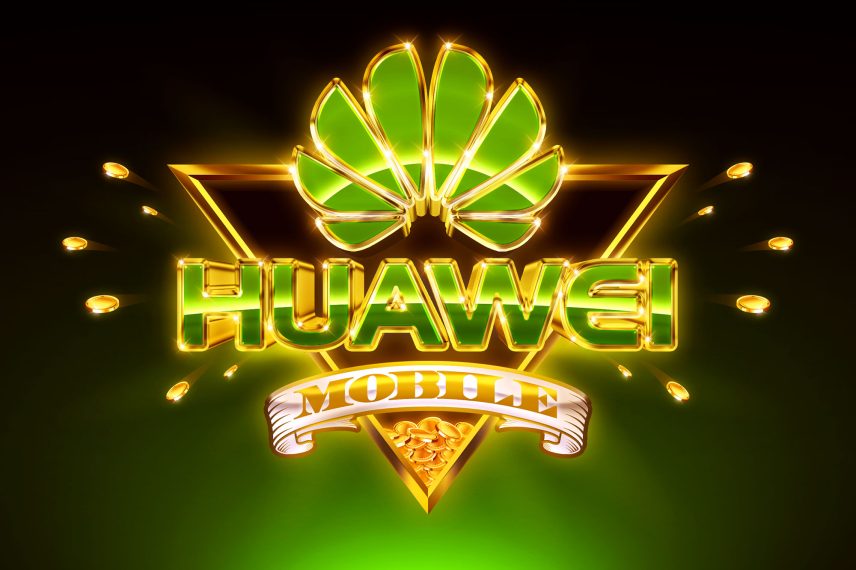 Online Casino Games Logo and Text Effect - Huawei Logo