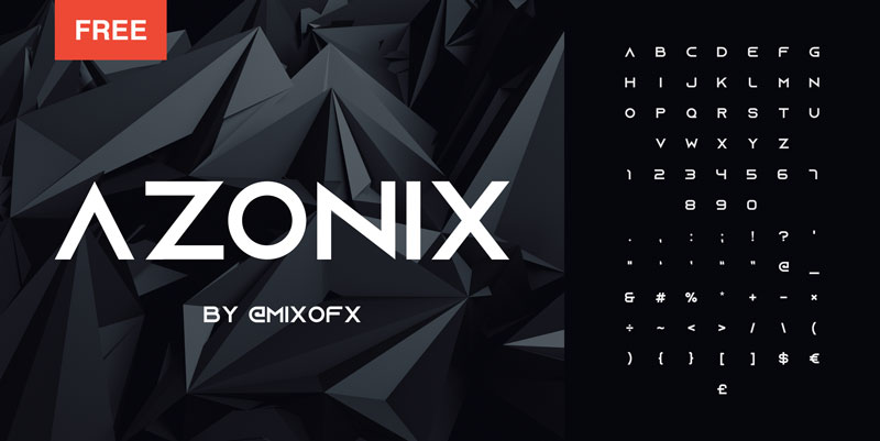 azonix bold font