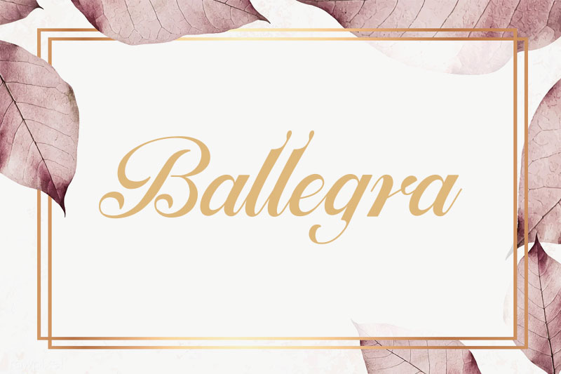 ballegra thank you font