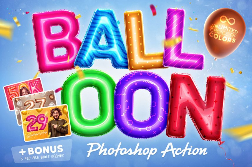 Balloon Generator - Photoshop Action