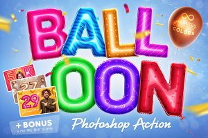 Balloon Generator - Photoshop Action