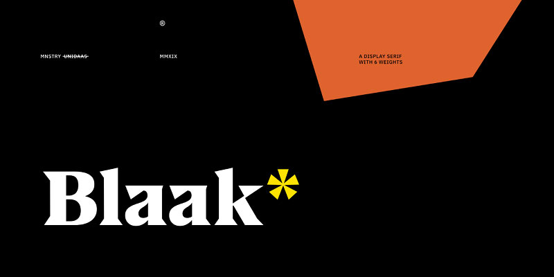 blaak bold font