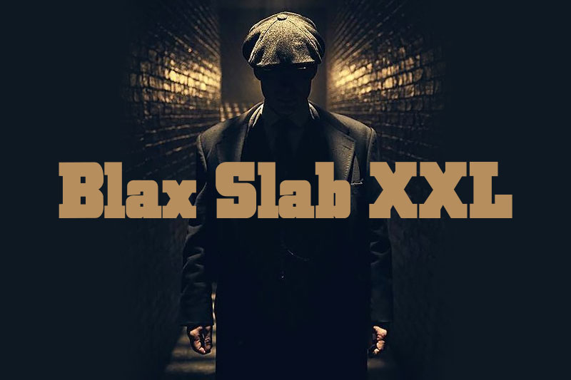blax slab xxl bold font