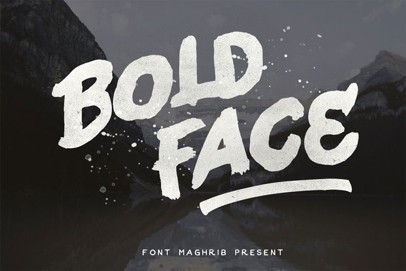 bold face bold font