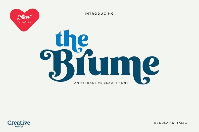 brume bold font