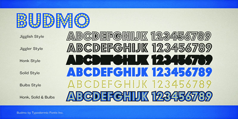 budmo bold font