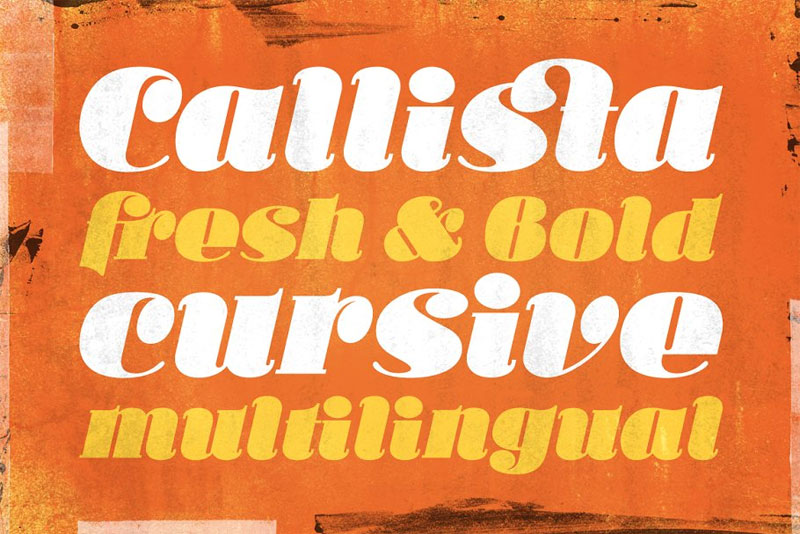 callista bold font